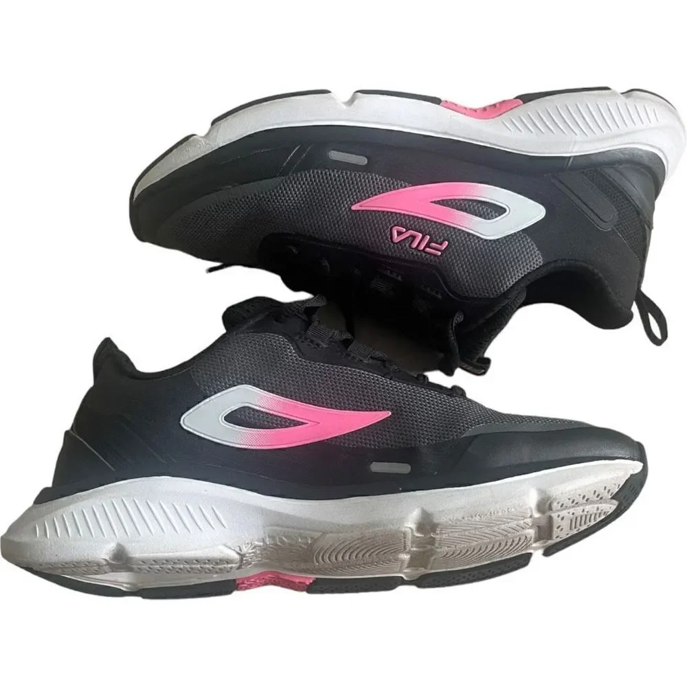 Fila Memory Trexler soft mesh running Athletic Shoe Size 8.5 Black and Pink